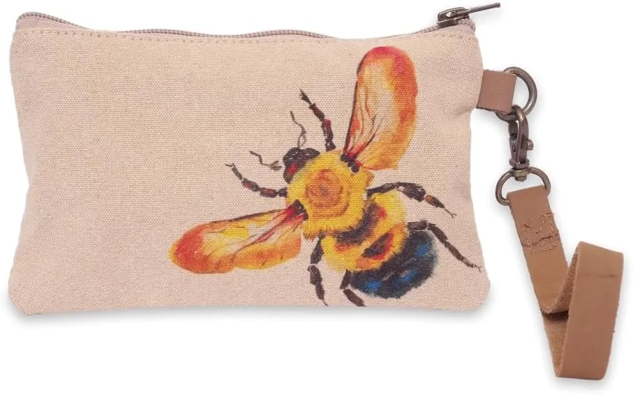 Bee - Wristlet Wallets for Women, Crossbody Sling Bags, Tote Bag, Book Bag, Cell Phone Purse, Small Pouch