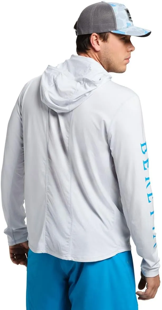 Beretta Men's Keys Flex Breathable Quick Dry UPF 50  Sun Protection Casual Outdoor Active Long Sleeve Performance Hoodie