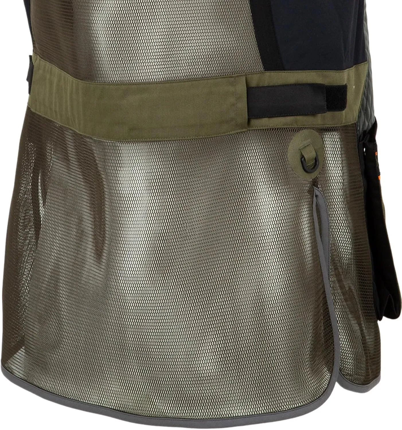 Beretta Men's Sporting EVO Vest - Breathable Mesh Full Zip Shooting Vest w/Eco Leather Shooting Patch & Double Front Pockets