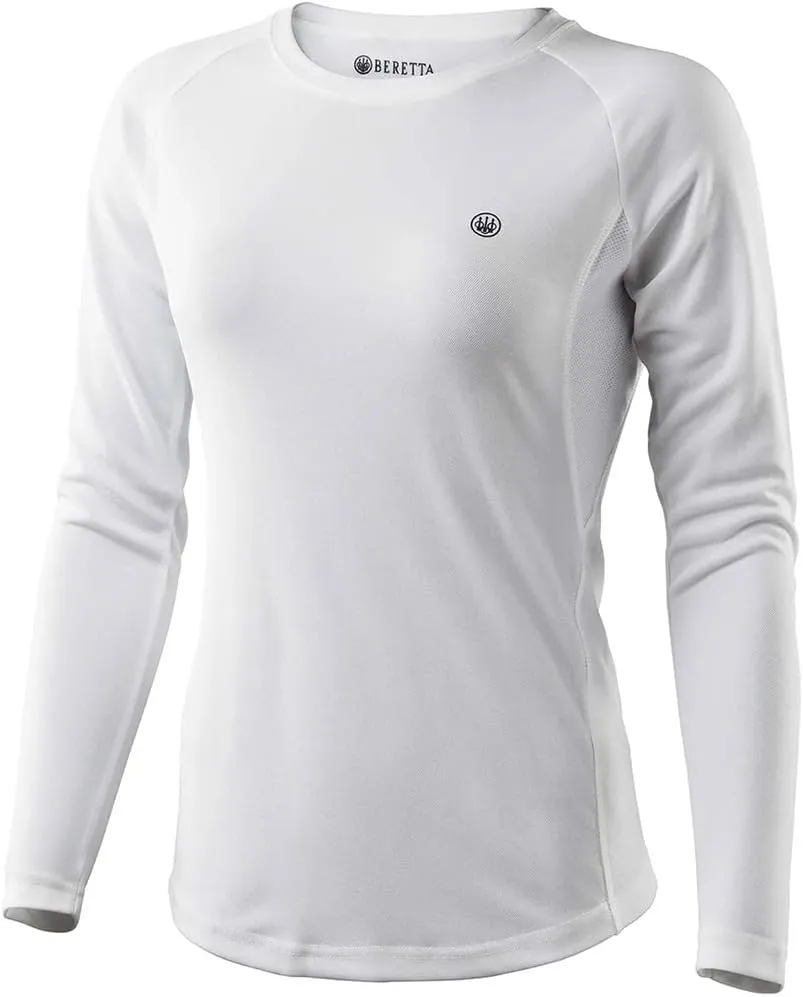 Beretta Women's Ciel Tech Outdoor Casual Performance Lightweight Breathable Quick-Drying Thermal Shooting Long Sleeve T-Shirt