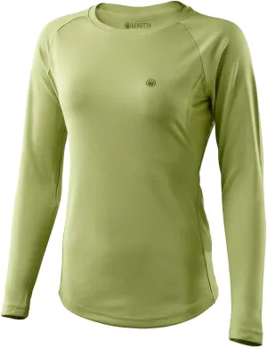 Beretta Women's Ciel Tech Outdoor Casual Performance Lightweight Breathable Quick-Drying Thermal Shooting Long Sleeve T-Shirt
