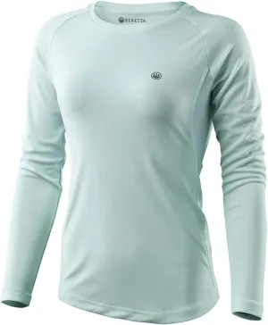 Beretta Women's Ciel Tech Outdoor Casual Performance Lightweight Breathable Quick-Drying Thermal Shooting Long Sleeve T-Shirt