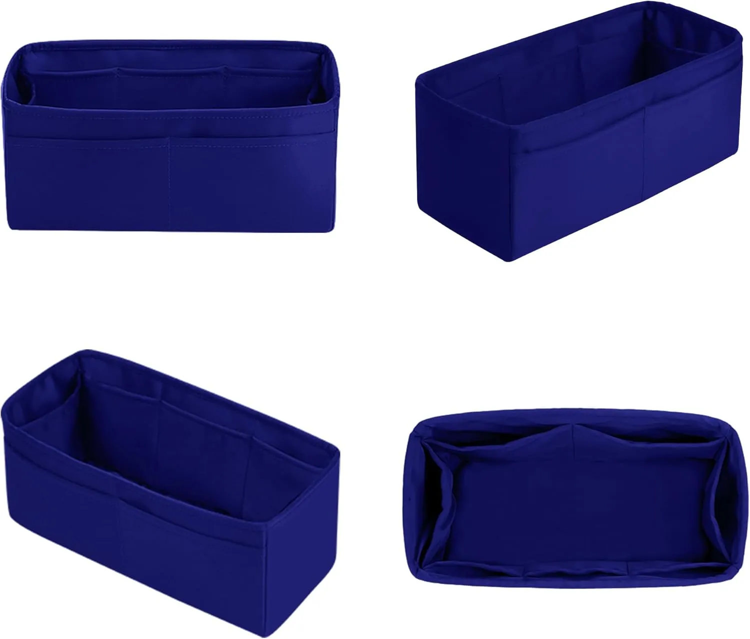BK30 Bag Shaper Insert, Handbag Organizers for Inside Purse, Silky Bag Shaper for BK Bags, 114 Color Options (Blue electric, Birkin30)