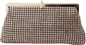 Bling Rhinestone Purse Bags Dumpling Clutch Purses for Women Formal Wedding Party Prom Evening Handbags