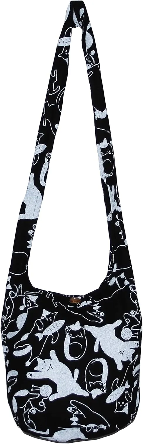 Bohemian Boho Hobo Hippie Shoulder Crossbody Bag Purse Tote Handbag 33"