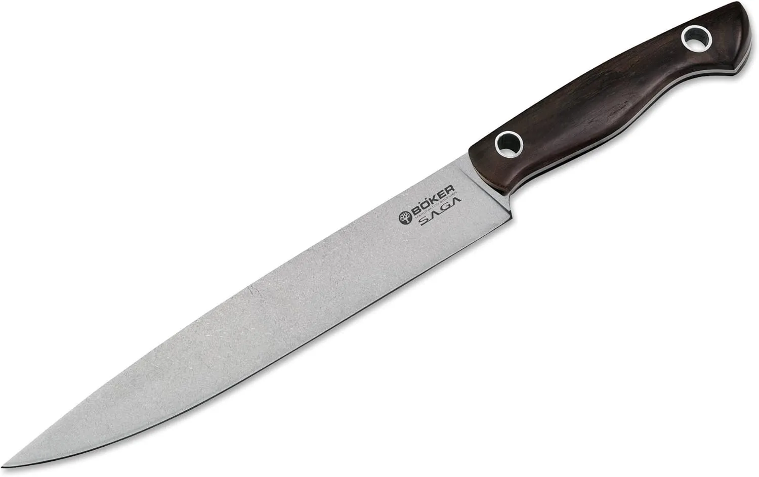 BOKER Grenadill Saga Carving Knife, Black