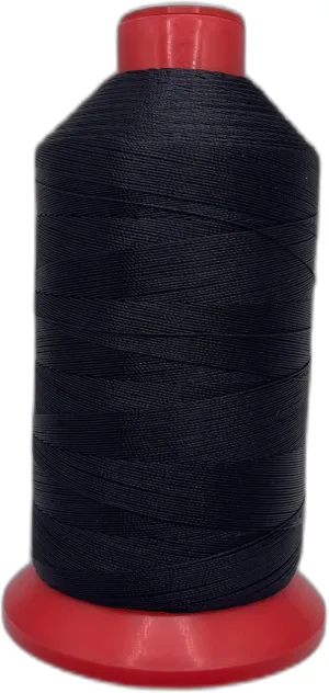 Bonded Nylon Sewing Thread #92 T90 1850yds for Outdoor, Upholstery (Black)