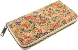 boshiho Vegan Cork Wallets Purse Handbags for Womens Eco Friendly Cork Cell Phone Clutch Bag (Pattern C)