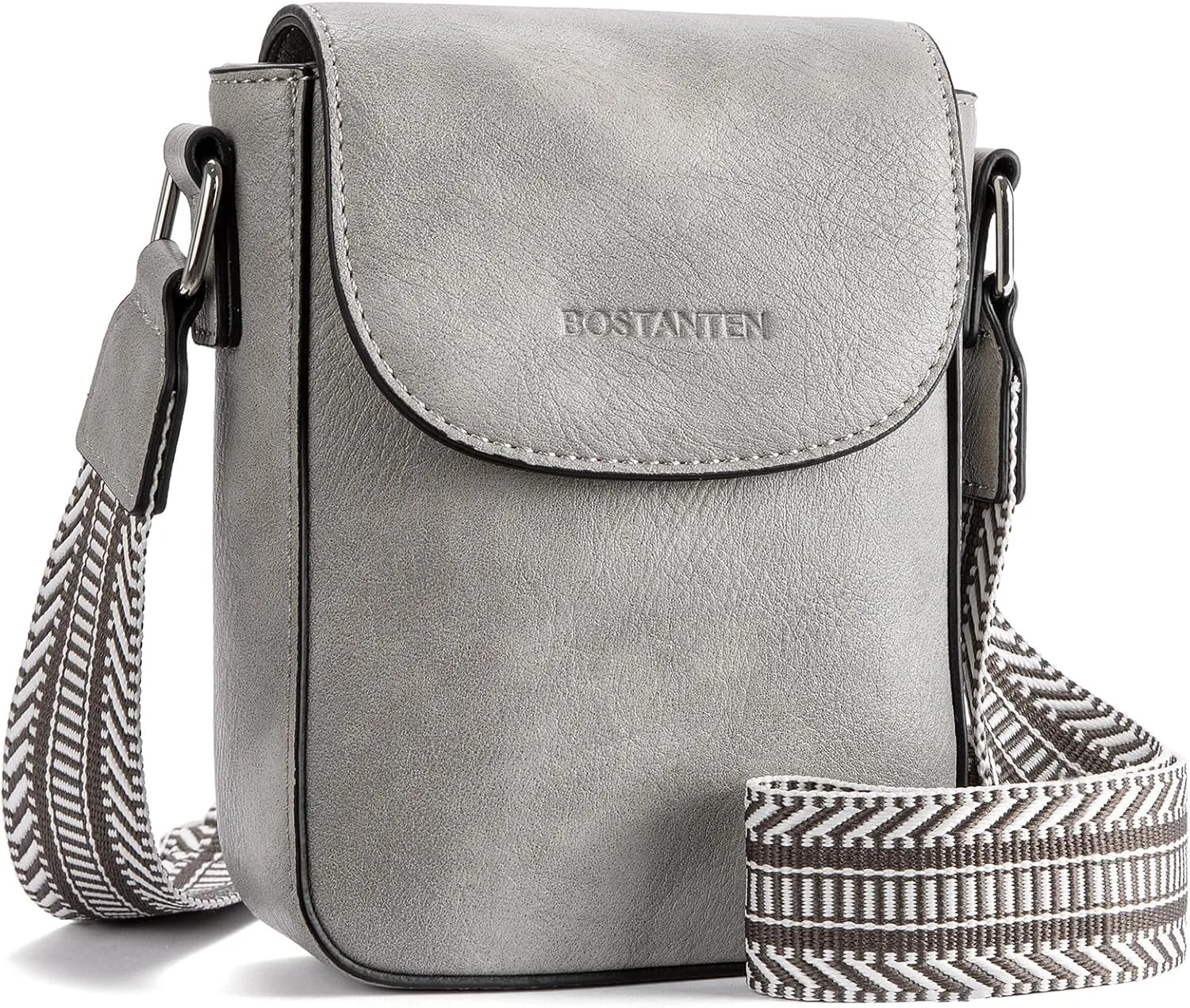 BOSTANTEN Small Crossbody Bags for Women Cell Phone Purse Leather Wallet Handbags with Card Slots