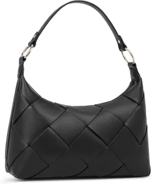 BOSTANTEN Woven Purses for Women Vegan Leather Hobo Bag Shoulder Handbags