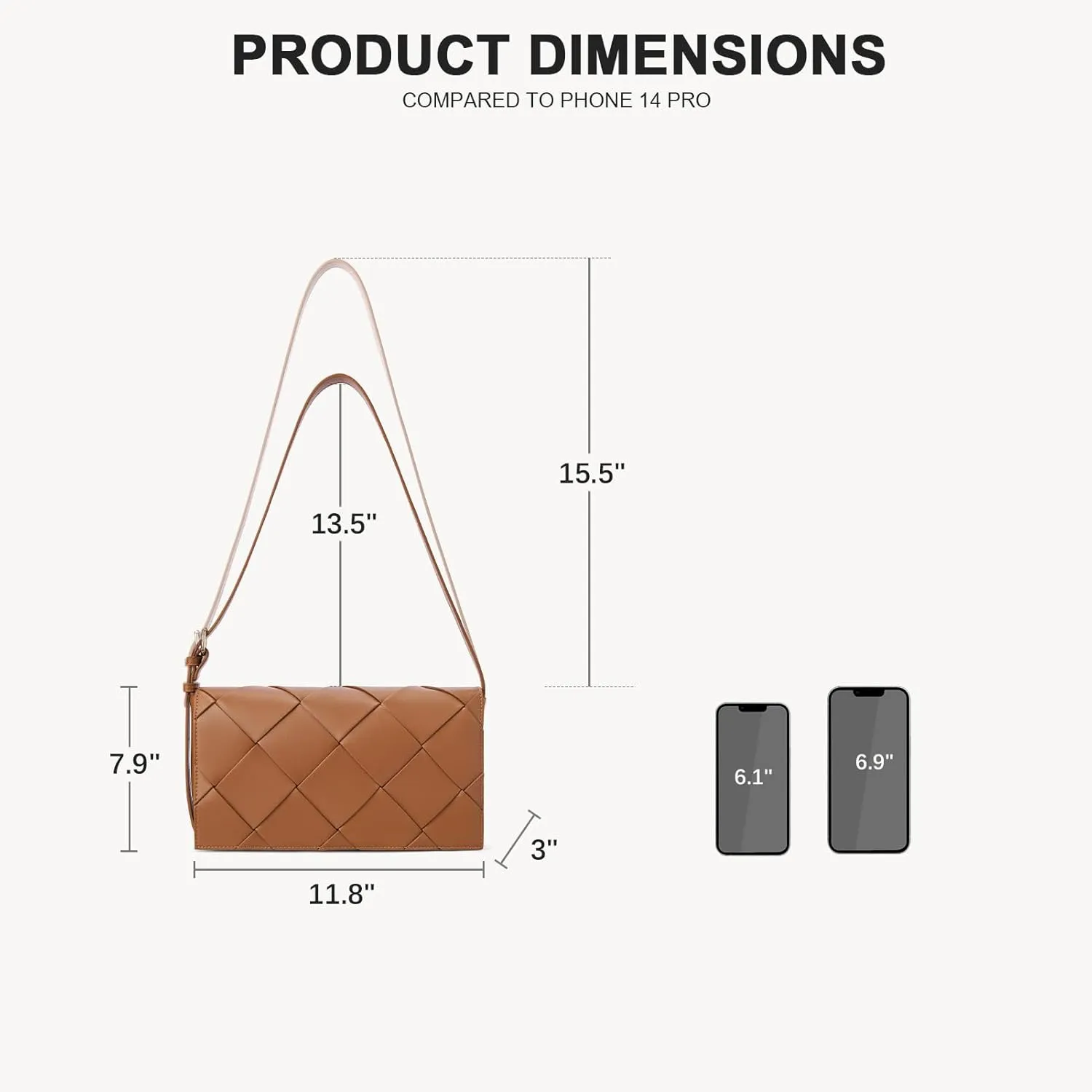 BOSTANTEN Woven Purses for Women Vegan Leather Hobo Bag Shoulder Handbags