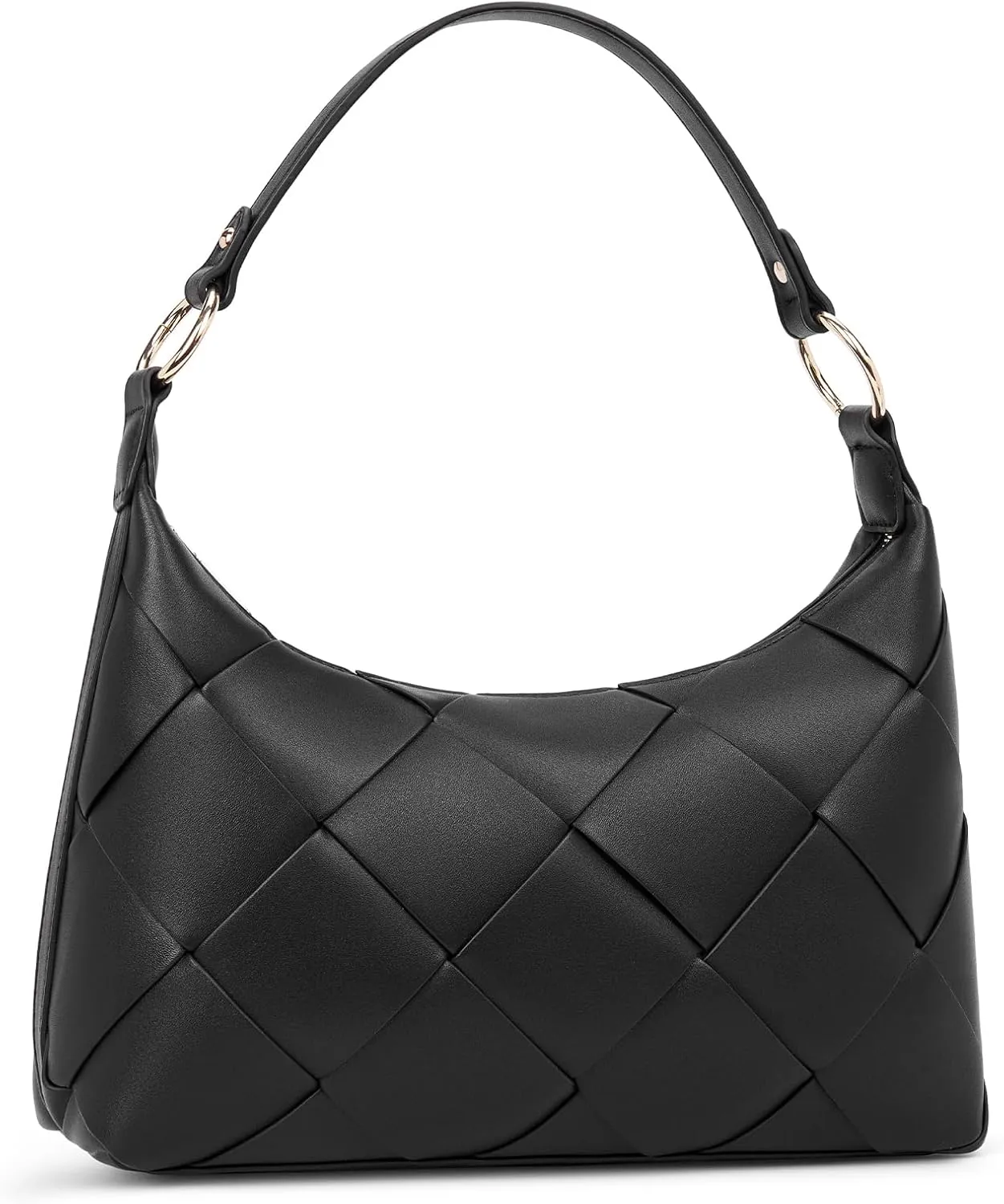 BOSTANTEN Woven Purses for Women Vegan Leather Hobo Bag Shoulder Handbags