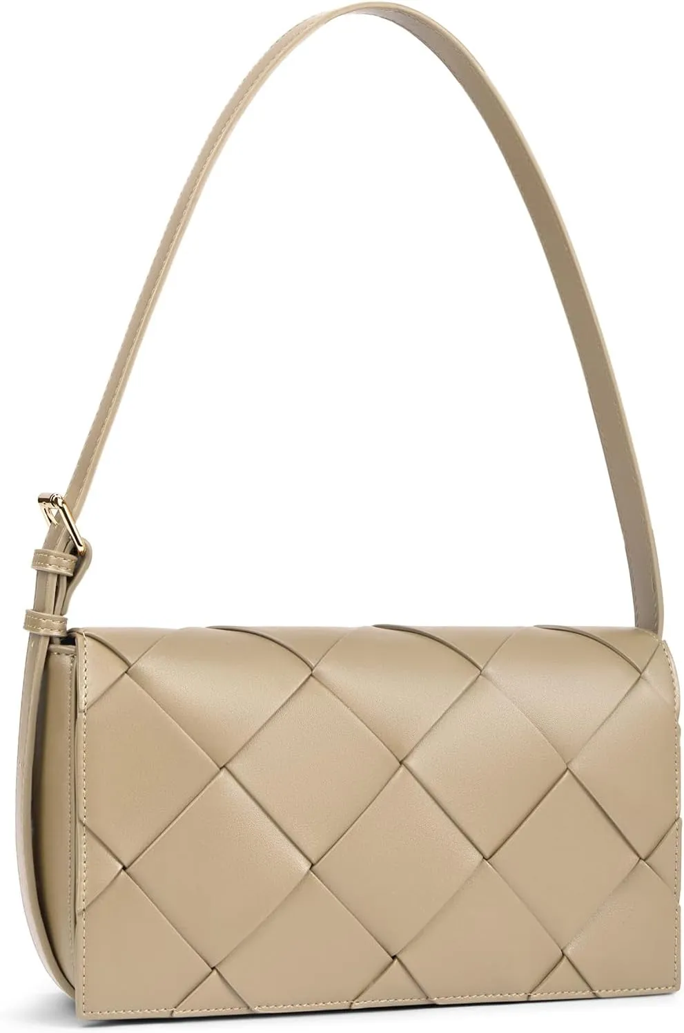 BOSTANTEN Woven Purses for Women Vegan Leather Hobo Bag Shoulder Handbags
