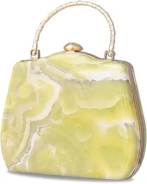 Bridal Wedding Purse Charming Shoulder Elegant Handbag Unique Crossbody Women Evening Marble Clutch