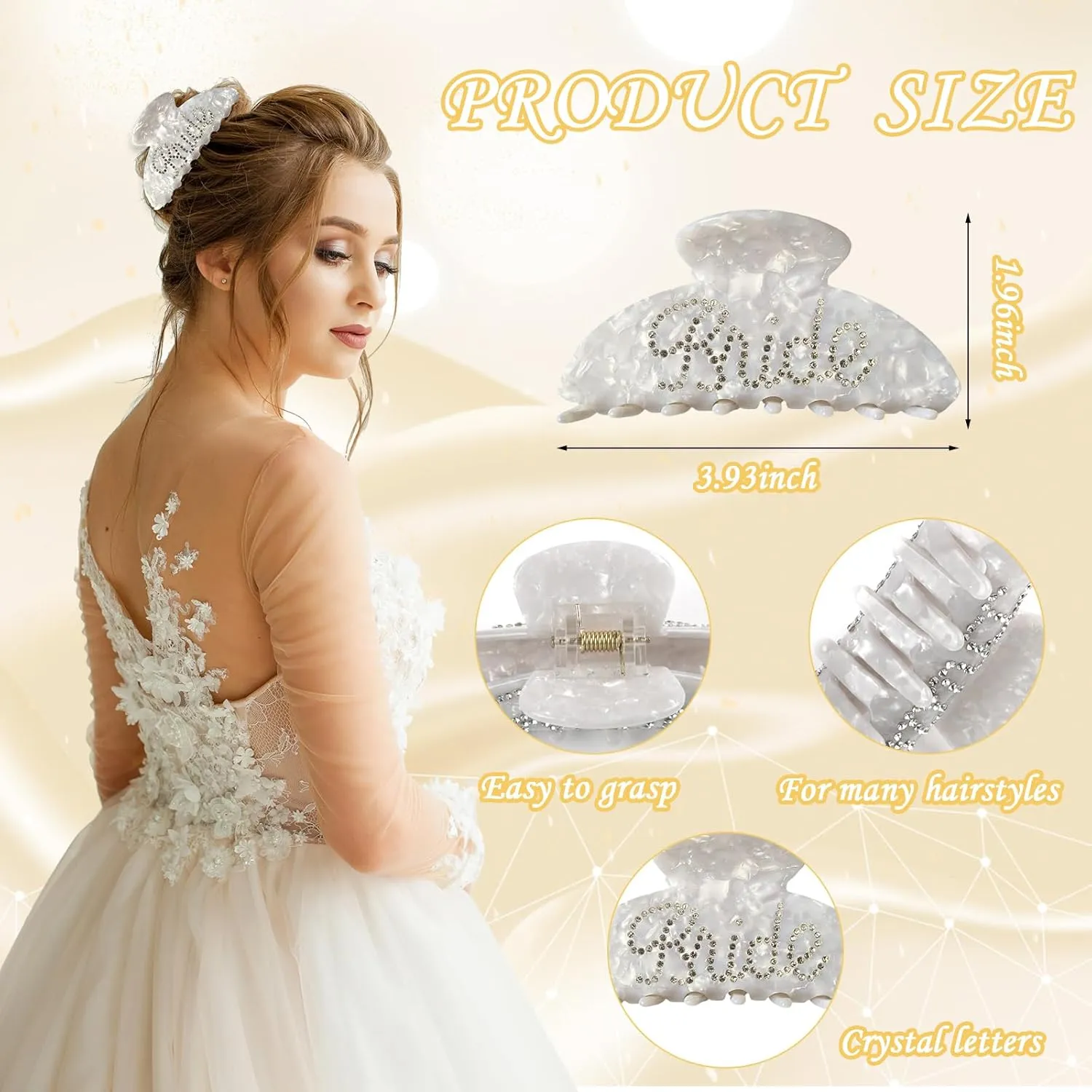 Bride to Be Gifts - Bridal Shower & Wedding Gifts - Bride Tote Bag, Slippers & Robe for Wedding Day