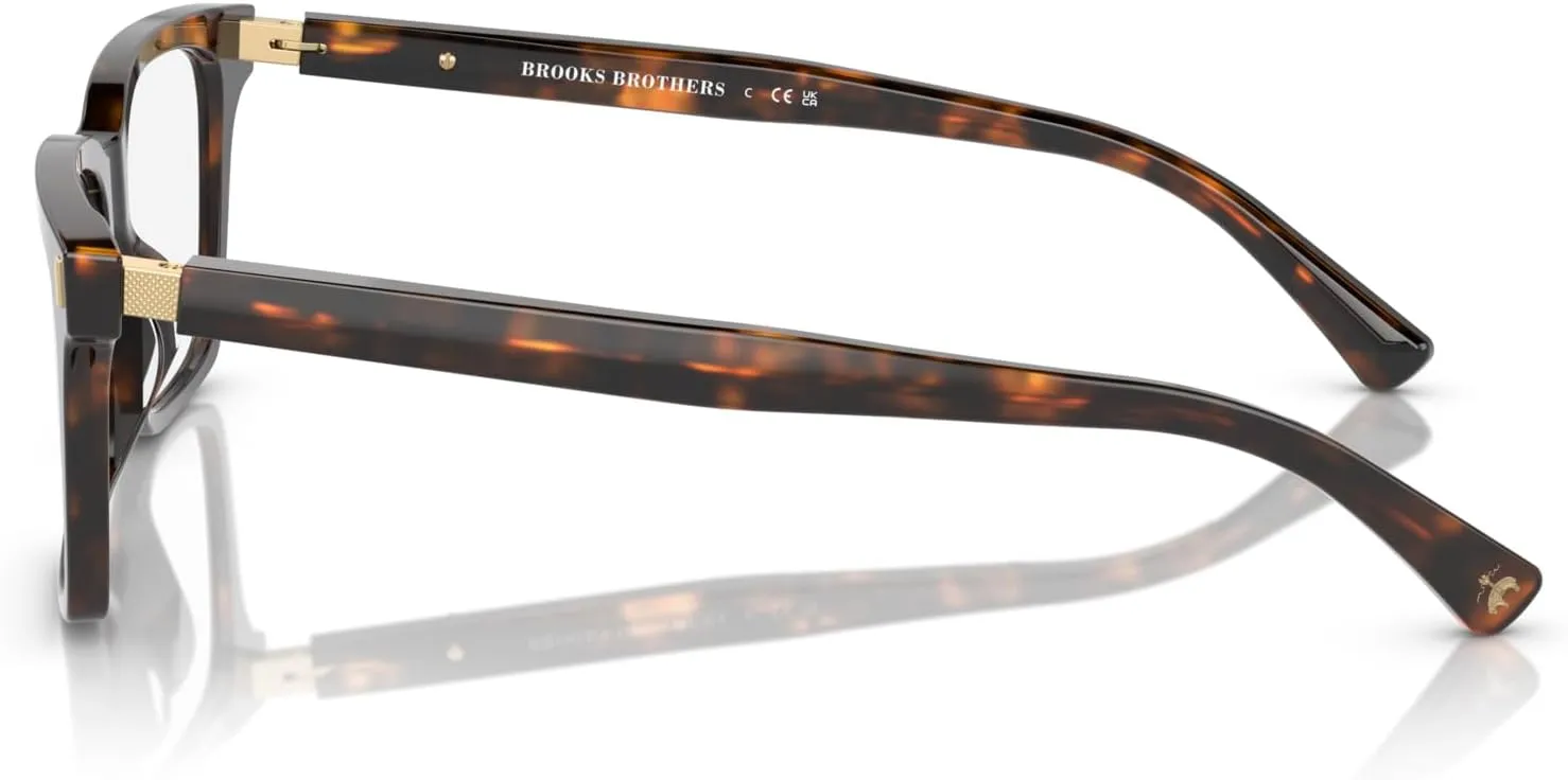 Brooks Brothers Mens BB2061u Universal Fit Square Prescription Eyewear Frames