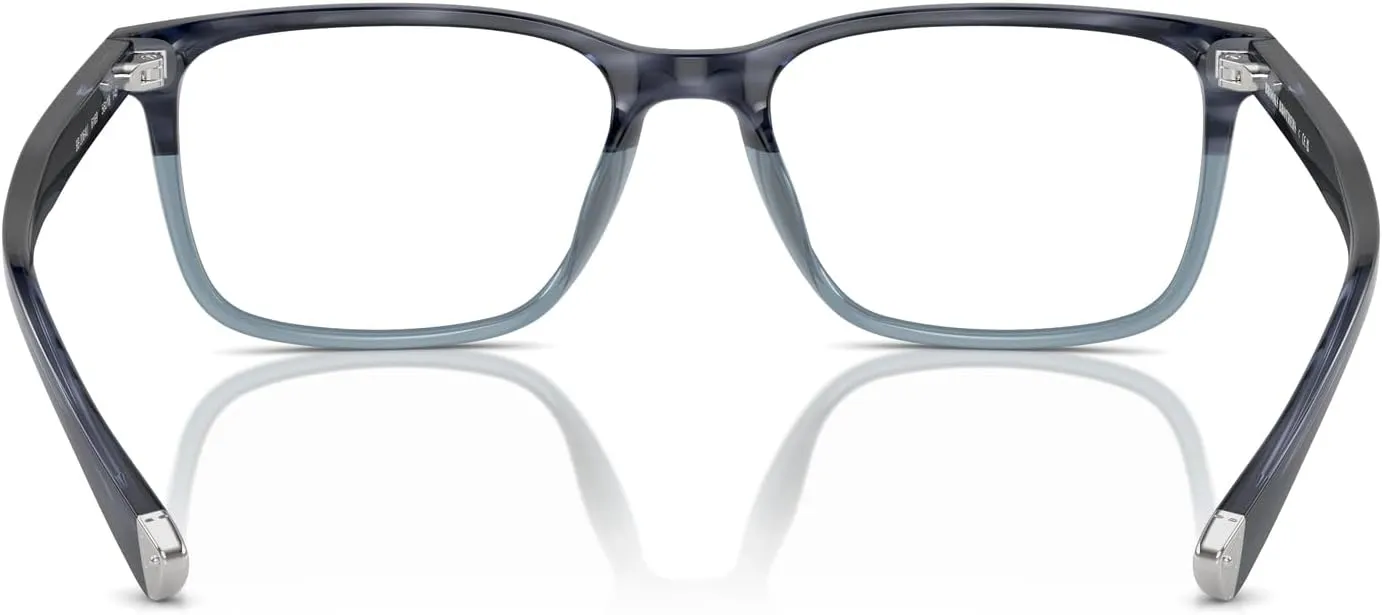 Brooks Brothers Men's Bb2064u Universal Fit Rectangular Prescription Eyewear Frames