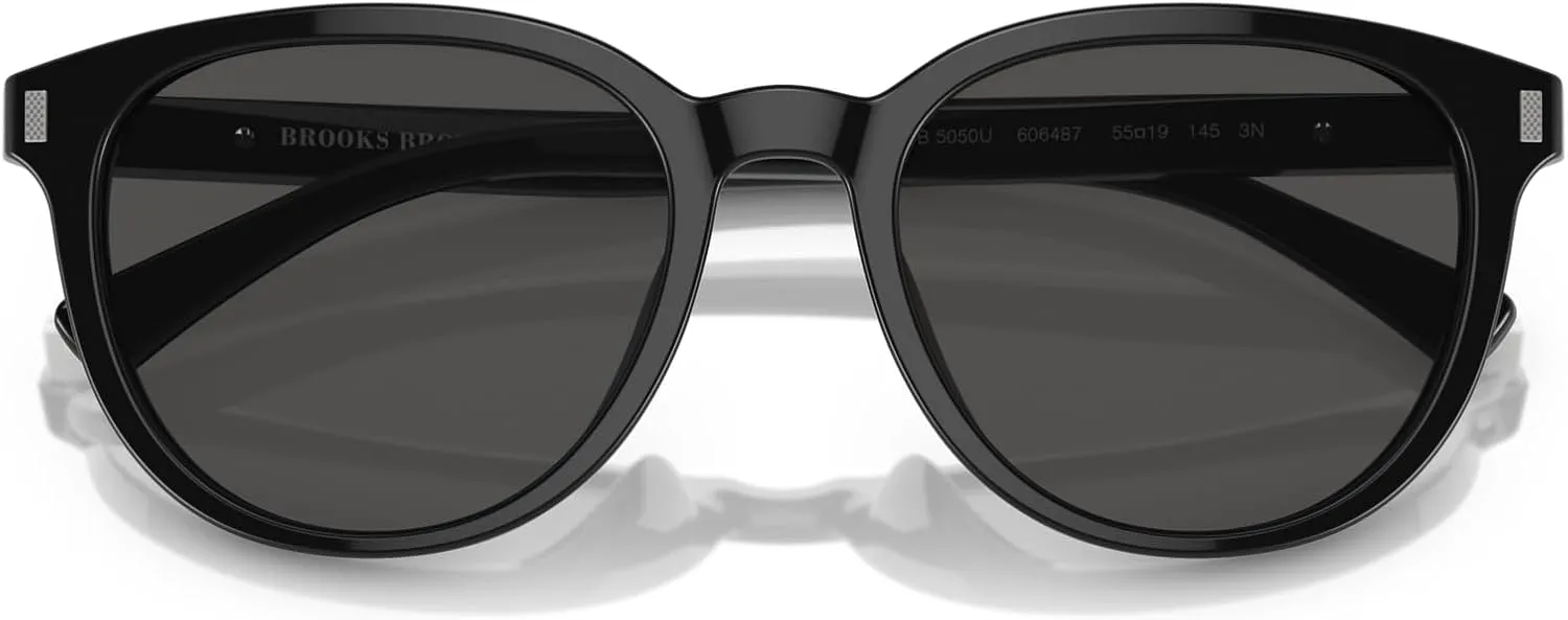 Brooks Brothers Mens BB5050u Universal Fit Round Sunglasses