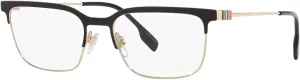 BURBERRY BE1375-1109 Eyeglass Frame BLACK w/DEMO LENS 56mm