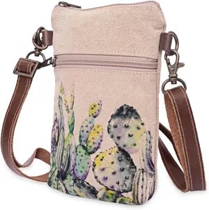 Cactus - Wristlet Wallets for Women, Crossbody Purse, Book Bag, Tote Bag, Cell Phone Purse, Small Pouch