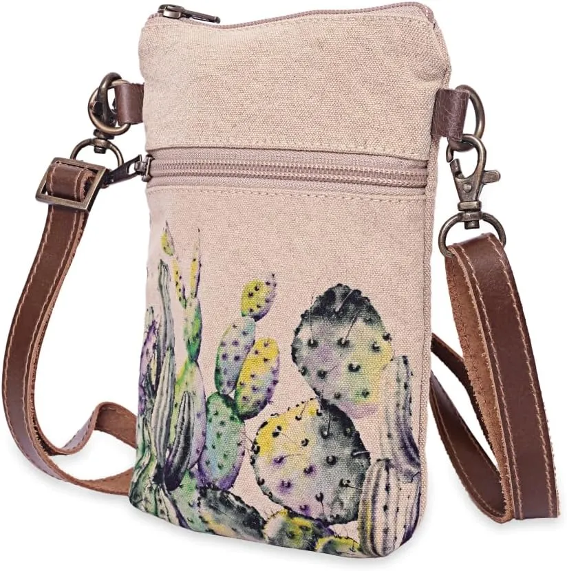 Cactus - Wristlet Wallets for Women, Crossbody Purse, Book Bag, Tote Bag, Cell Phone Purse, Small Pouch