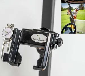 Caddie Buddy Magnetic Phone Mount for Golf Carts