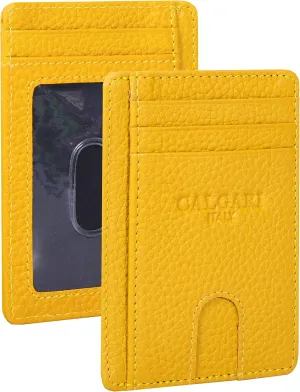 CALGARI® Italian Luxury Leather Minimalist Wallets | For Men and Women