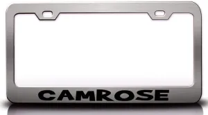 CAMROSE Canada Cities of The World Metal Car SUV Truck License Plate Frame Ch w4