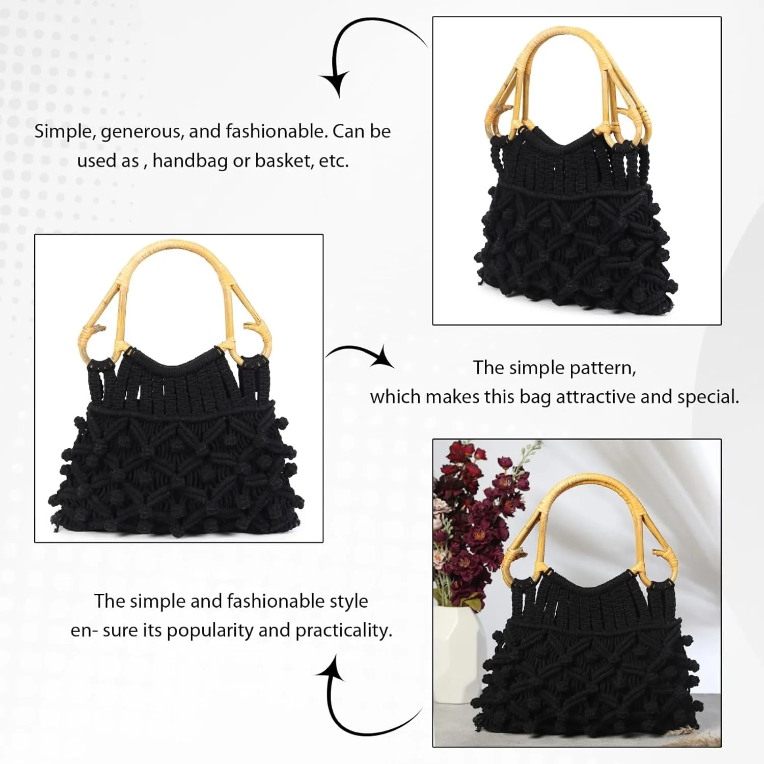 Canvas Tote Bag for Women | Printed Multipurpose Cotton Bags | Cute Hand Bag for Girls