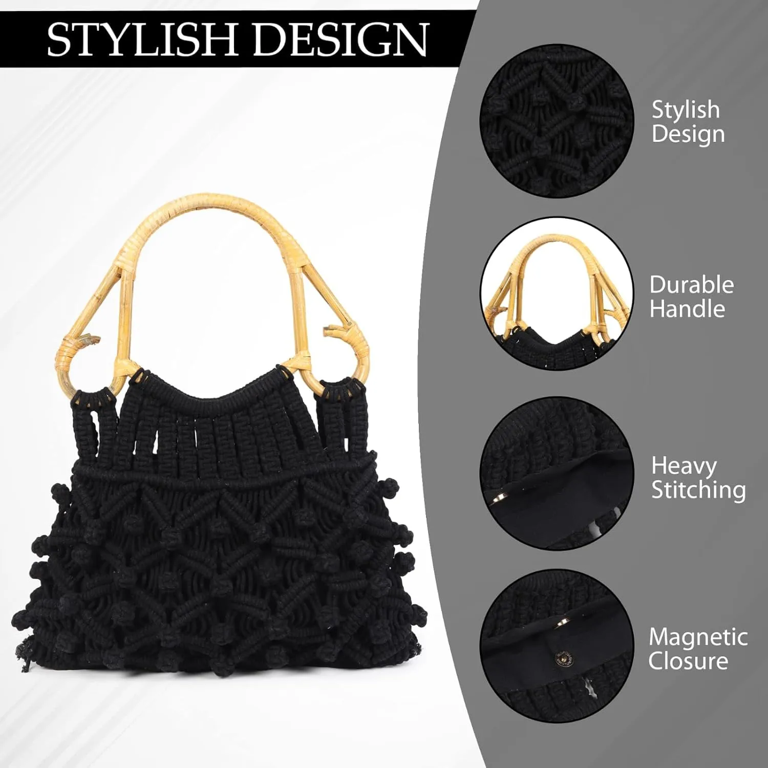 Canvas Tote Bag for Women | Printed Multipurpose Cotton Bags | Cute Hand Bag for Girls