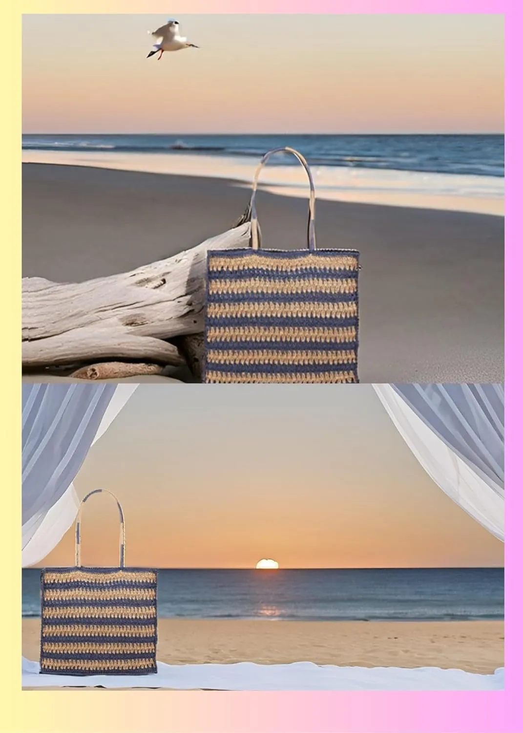 Canvas Tote Bag for Women | Printed Multipurpose Cotton Bags | Cute Hand Bag for Girls