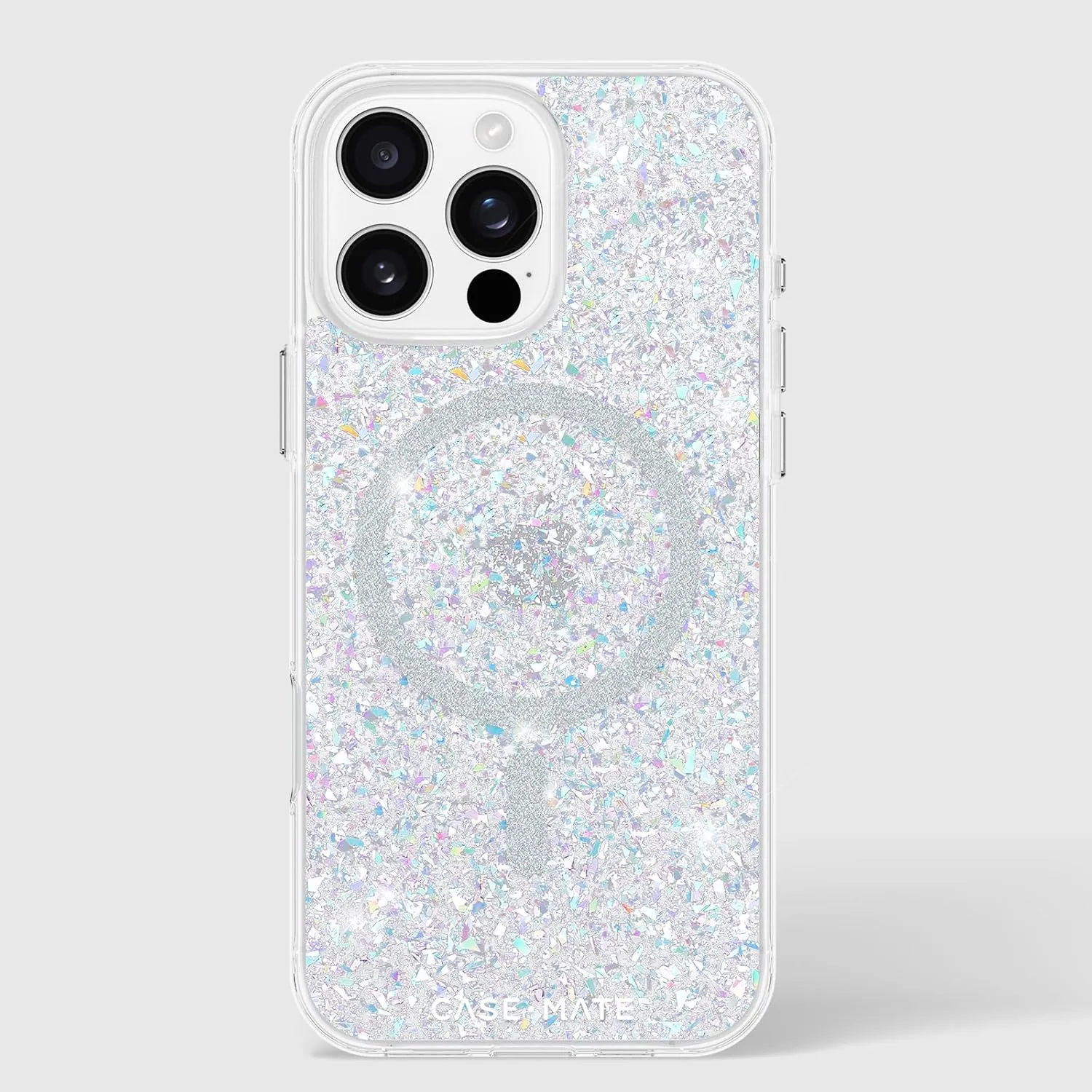 Case-Mate iPhone 16 Pro Max Case [Compatible with MagSafe] - Stylish Sparkly Phone Case with 12ft Drop Protection - Premium Magnetic Cover for iPhone 16 Pro Max - Twinkle Disco