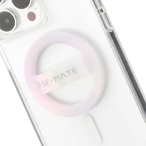 Case-Mate Magnetic Phone Grip MagSafe Loop Grip - Detachable Holder for Hand - Thin Collapsible Soft MagSafe Grips for Back of Phone for iPhone 16 Pro Max /15 Pro Max/14/13/12/S25 Ultra - Soap Bubble
