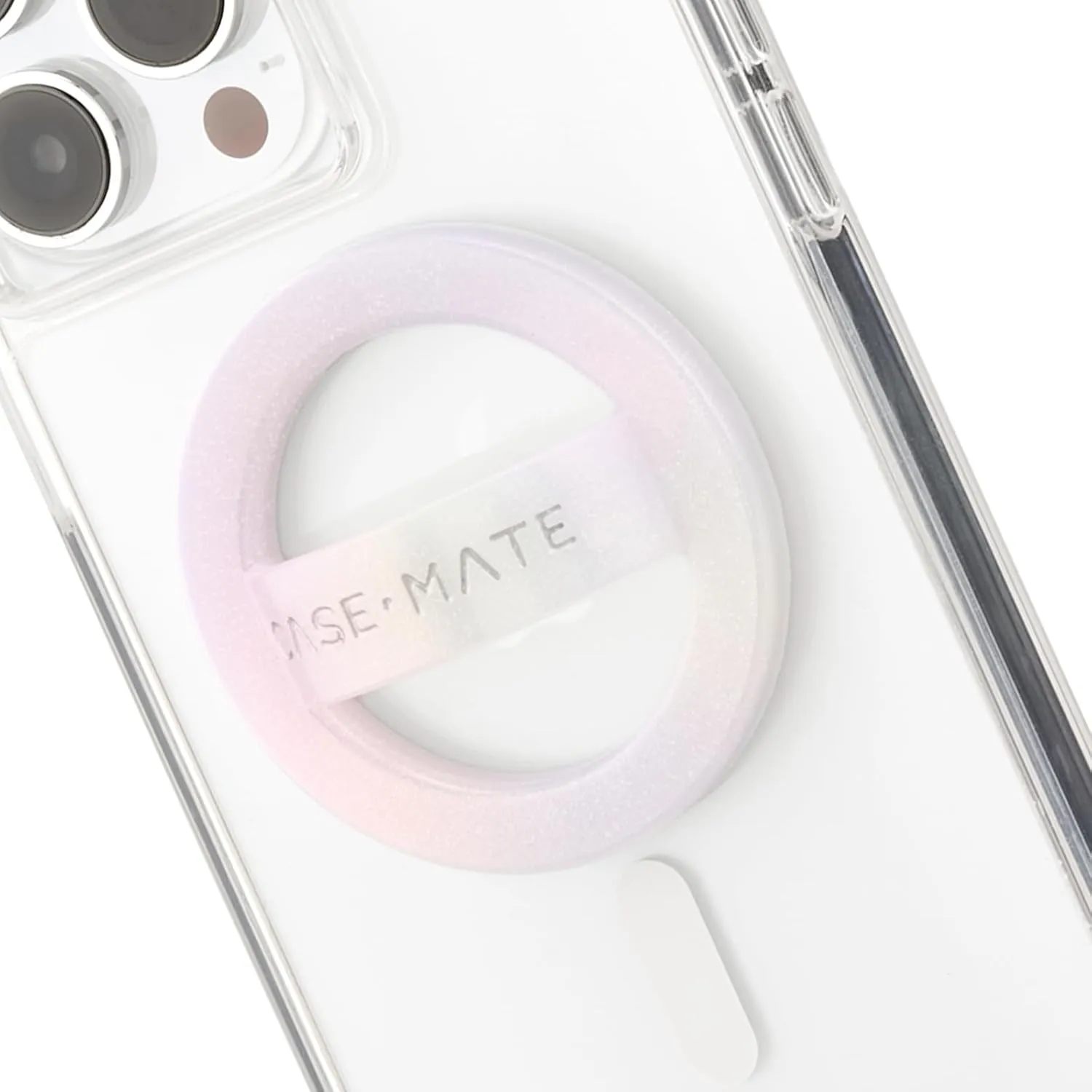 Case-Mate Magnetic Phone Grip MagSafe Loop Grip - Detachable Holder for Hand - Thin Collapsible Soft MagSafe Grips for Back of Phone for iPhone 16 Pro Max /15 Pro Max/14/13/12/S25 Ultra - Soap Bubble
