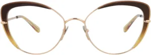 Cat Eye-Frame Metal Optical Frames