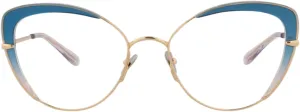Cat Eye-Frame Metal Optical Frames