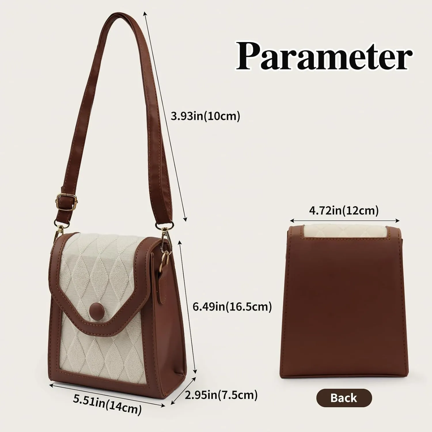 Cell Phone Purse,Small Crossbody Purse Adjustable Shoulder Strap Magnetic Buckle Leather Shoulder Wallet Purse