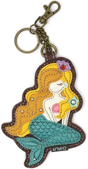 Chala Group Chala Mermaid A Key Fob/Coin Purse, Mermaid Lovers, 5'' x 0.3'' x 5'' (KFMERA)