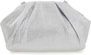CHARMING TAILOR Evening Bag Women Wedding/Prom/Party Formal Purse Rhinestone Embellished Frame Satin Clutch