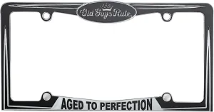 CHROMA 042587 Old Guys Rule Metal License Plate Frame
