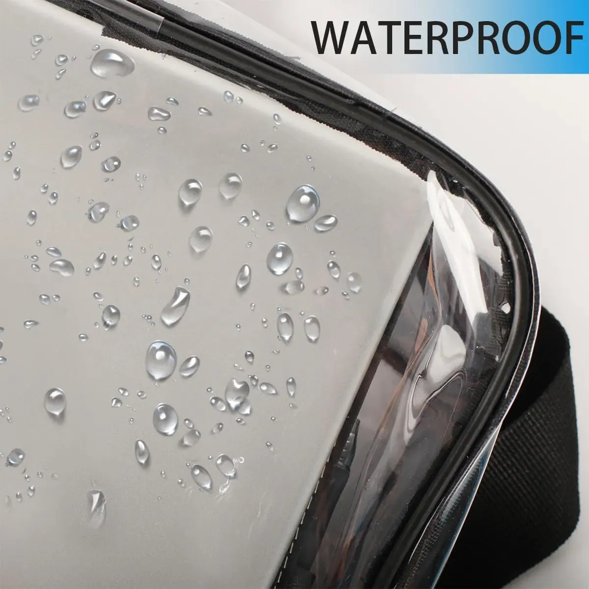 Clear Crossbody Bag Stadium Approved for Women and Men Transparent Messenger Shoulder Bag Clear Purse Bag