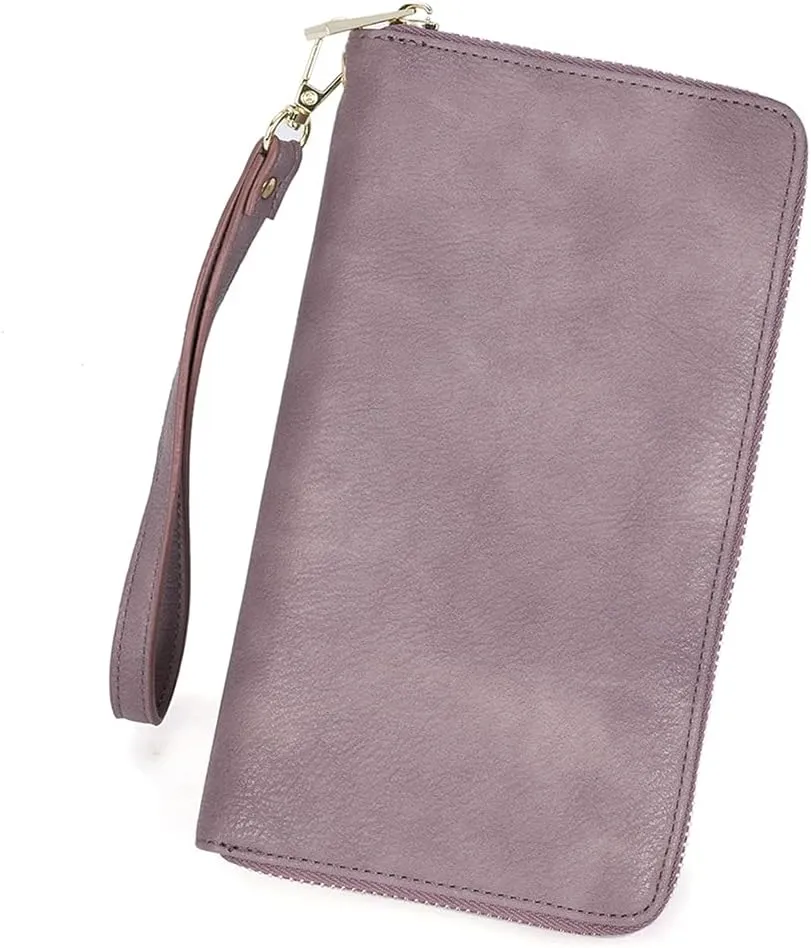 CLUCI Womens Wallet RFID Bifold Wristlet Large