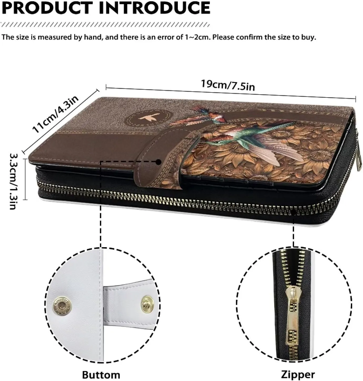 COEQINE Ladies Wallets Pink Leopard Heart Black Printed Leather Phone Long Clutch Purses Check Coin Change Holder