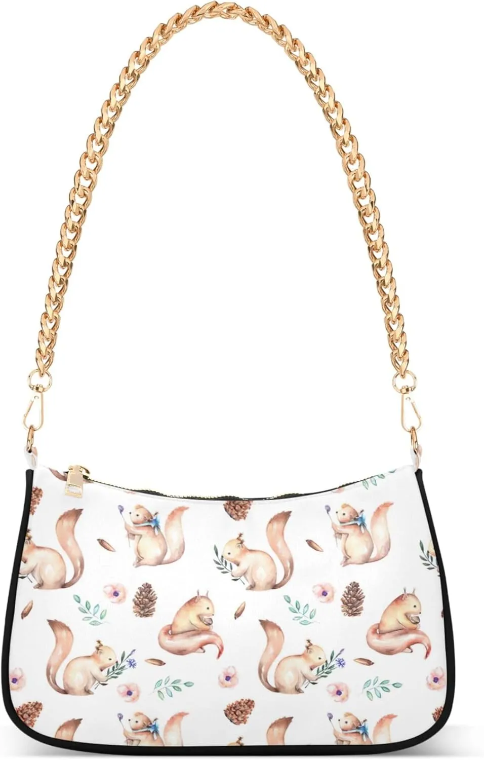Colorful Seashells Pattern Satchel Purse Hobo Designer Bag Women Handbags Designer Chain Shoulder Handbag