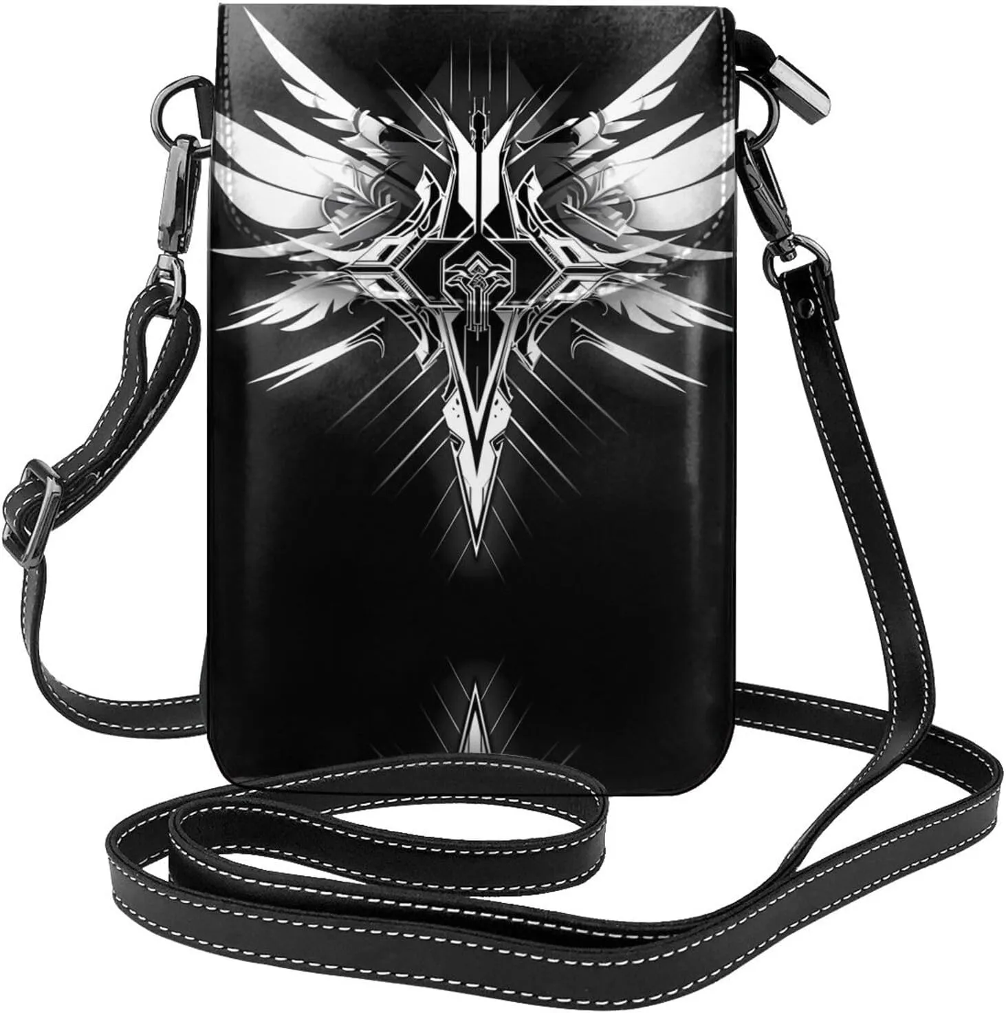 compose Leather Cell Phone Purse, Lightweight Crossbody Cell Phone Bag, Travel Bag with Credit Card Slots Women's Shoulder Bag