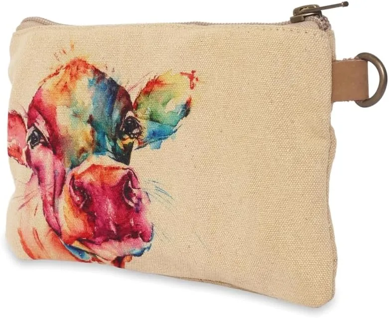 Cow - Wristlet Wallets for Women, Crossbody Sling Bags, Crossbody Purse, Tote Bag, Book Bag, Cell Phone Purse