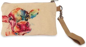 Cow - Wristlet Wallets for Women, Crossbody Sling Bags, Crossbody Purse, Tote Bag, Book Bag, Cell Phone Purse