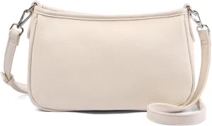 Crossbody Bag for Women Classic Leather Wallet Handbag Retro Shoulder Bag Zipper Closure
