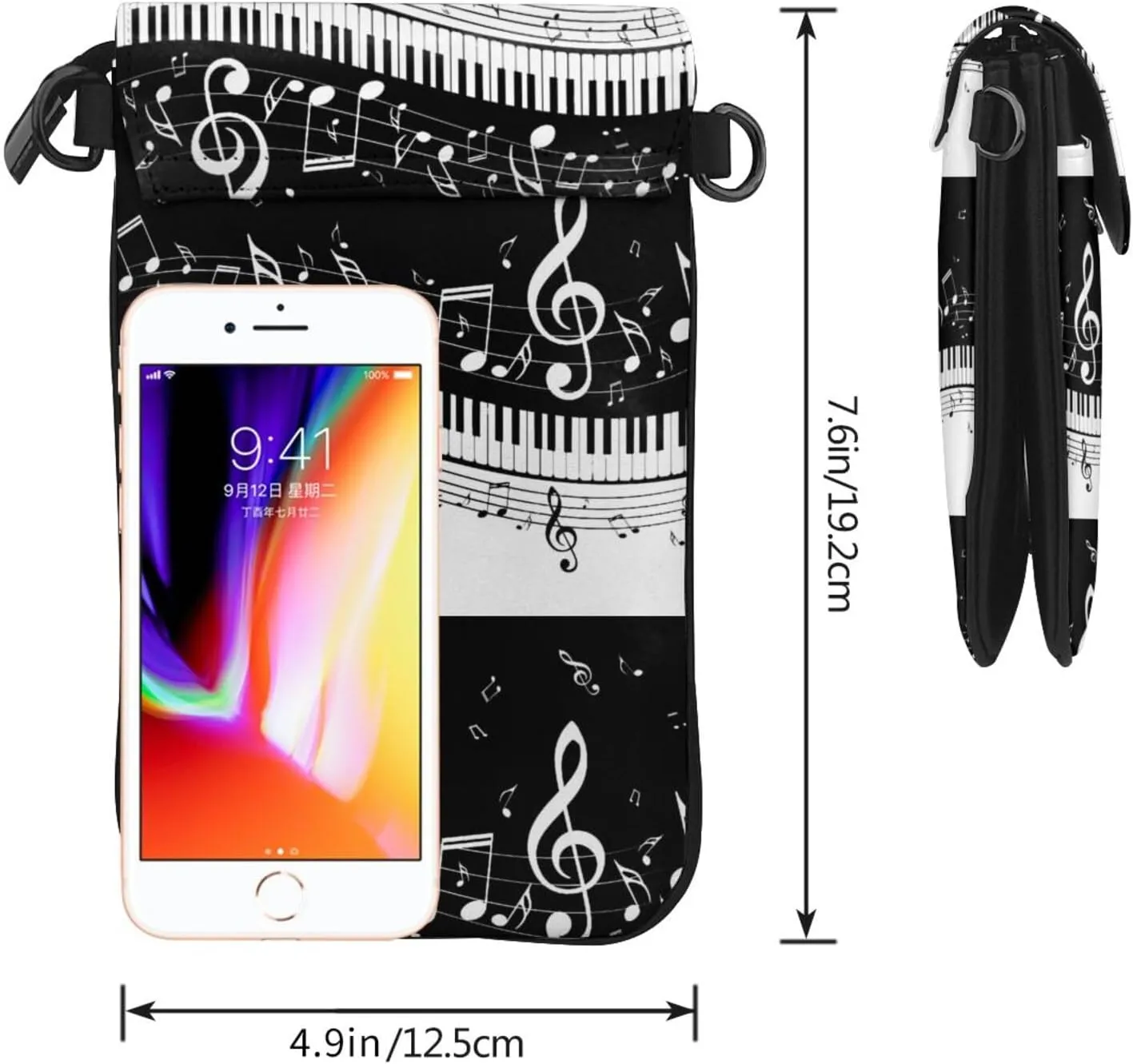 Crossbody Cell Phone Picnic Multipurpose Purse Passport Clutch Bag