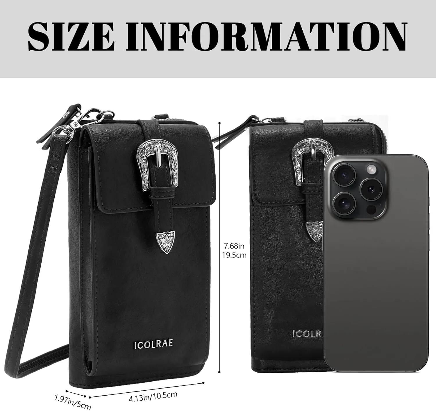 Crossbody Cell Phone Purse for Women Trendy Small Crossbody Bags Phone Wallet with Credit Card Slots